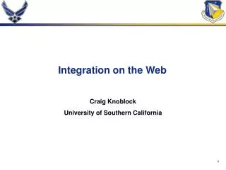 Integration on the Web