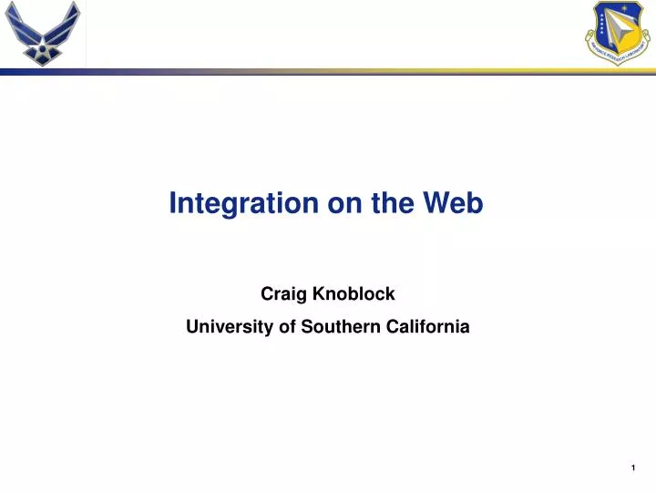 integration on the web