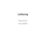 Lobbying - slide 1