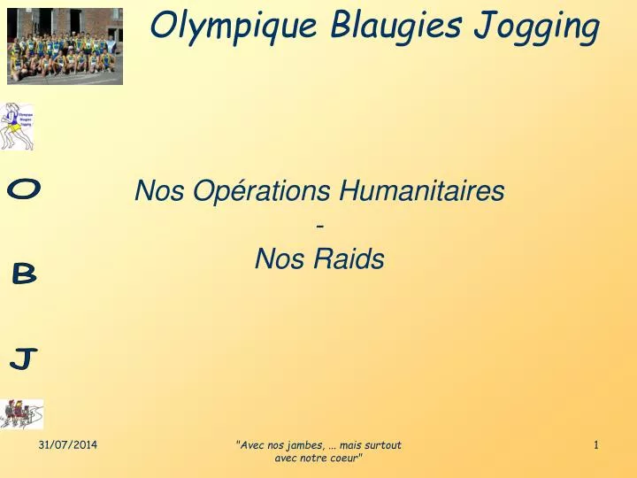 nos op rations humanitaires nos raids