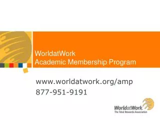 worldatwork/amp 877-951-9191