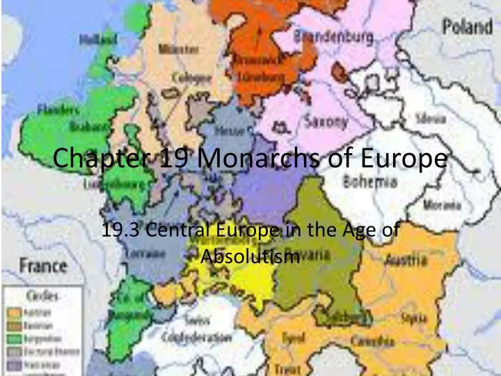 chapter 19 monarchs of europe