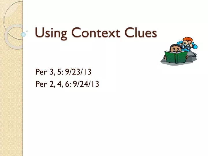 using context clues