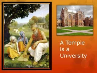 A Temple is a University