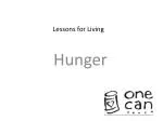 Understanding Hunger: A Discussion on Food Insecurity and Poverty - slide 1