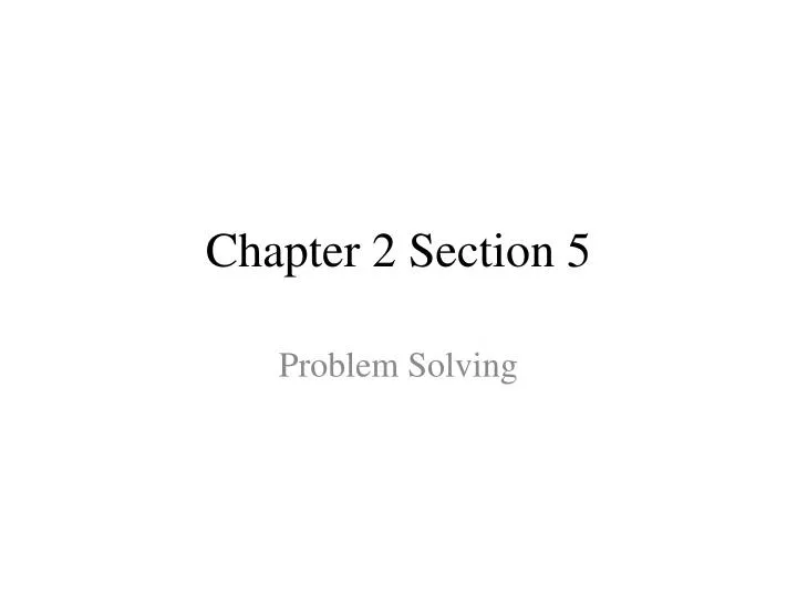 chapter 2 section 5