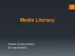 Media Literacy - slide 1