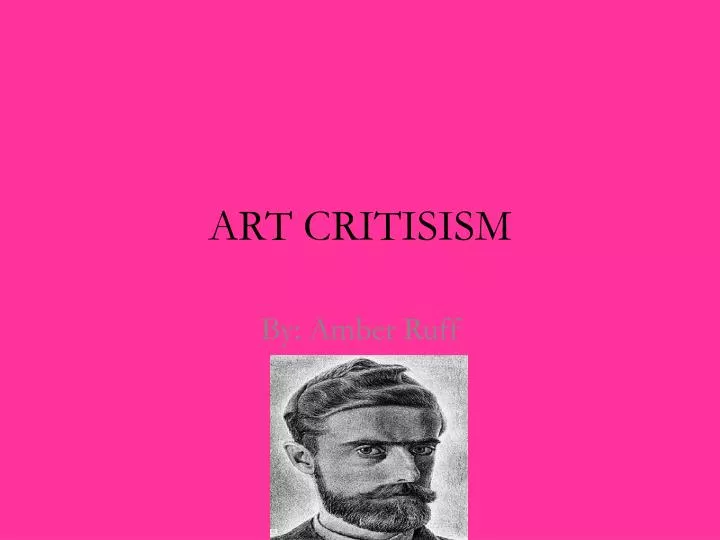art critisism