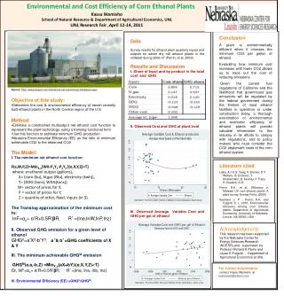 Source: anguil/industries-served/ethanol-biodiesel.aspx Objective of this study: