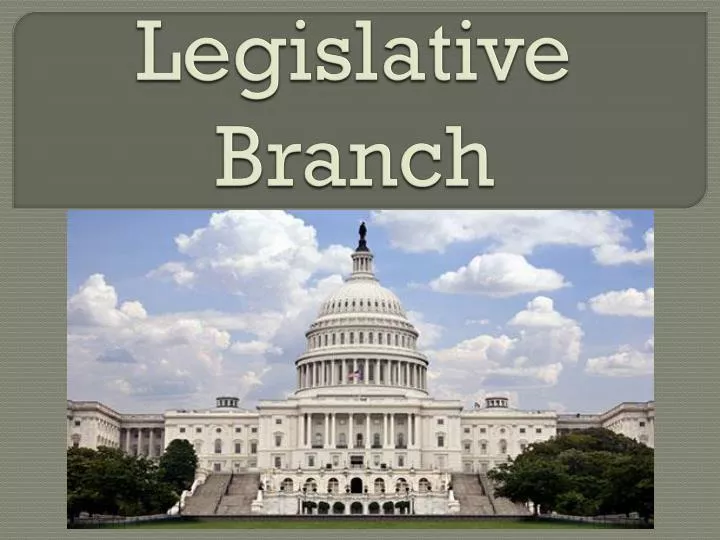 legislative branch