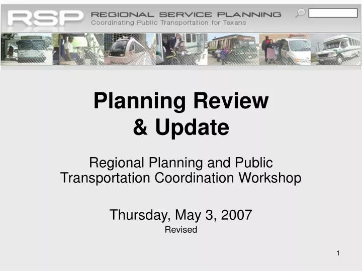 planning review update