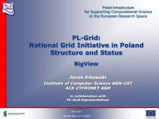 PL-Grid : National Grid Initiative in Poland Structure and Status
