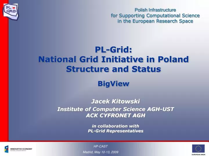 pl grid national grid initiative in poland structure and status