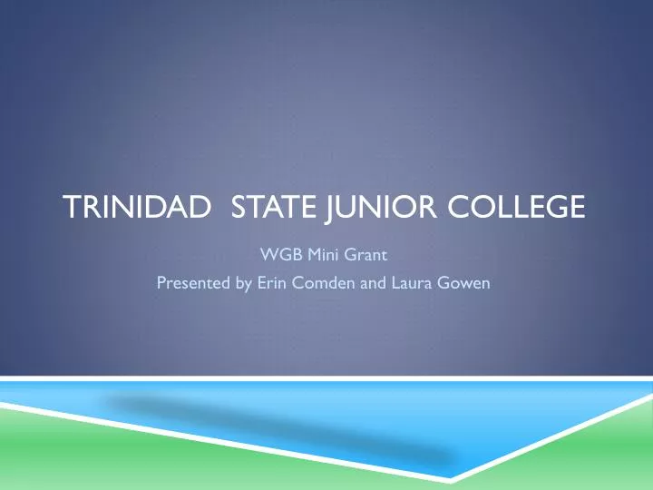 trinidad state junior college