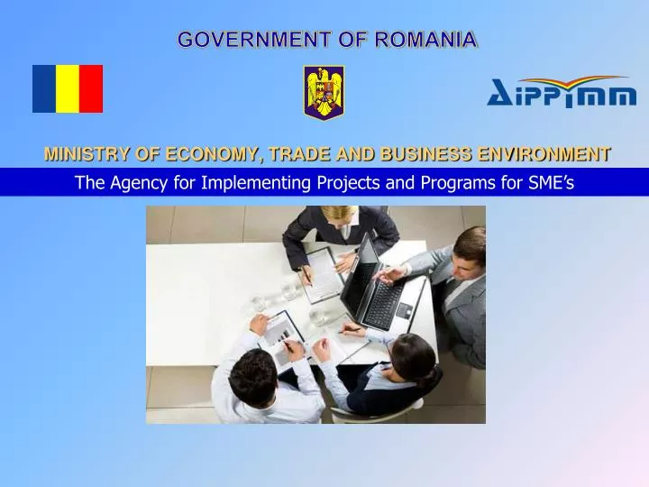 government of romania ministry of economy trade and business environment
