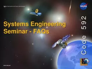Systems Engineering Seminar - FAQs