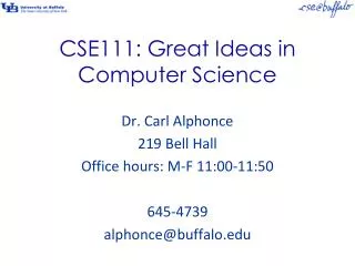 cse111 great ideas in computer science