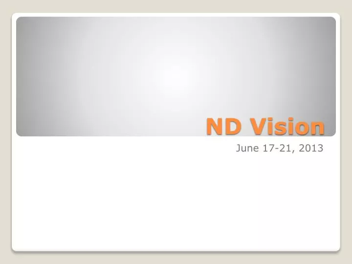 nd vision