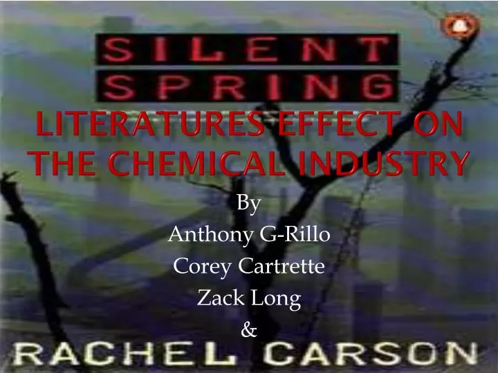literatures effect on the chemical industry