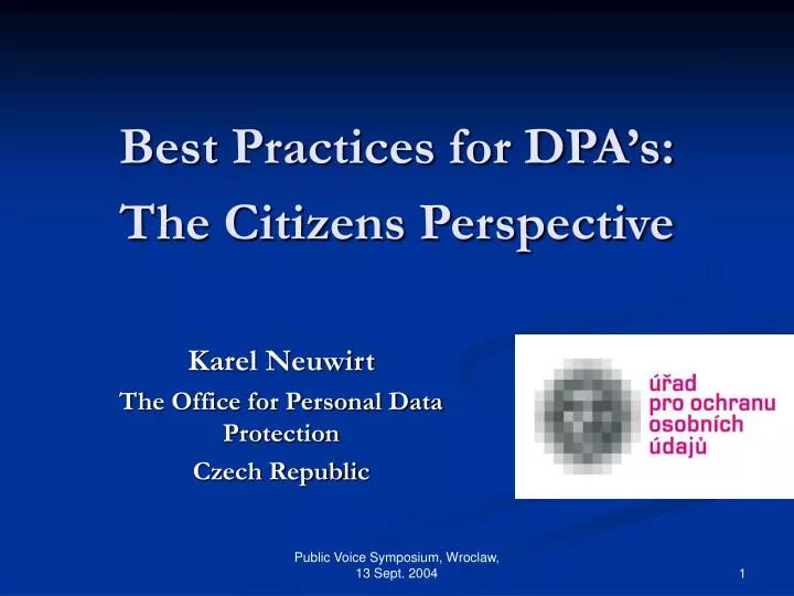 best practices for dpa s the citizens perspective