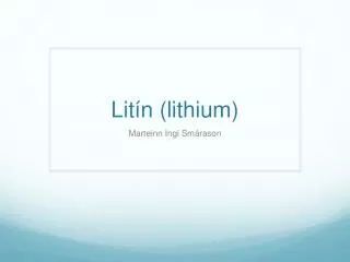 lit n lithium