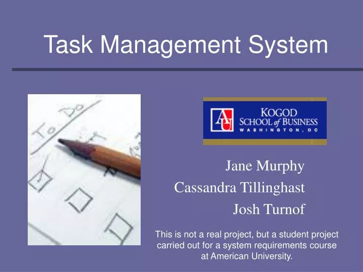 task management system