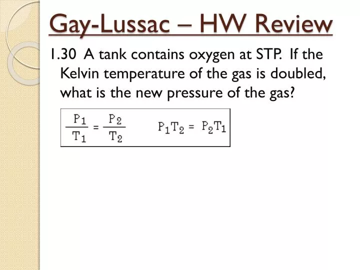 gay lussac hw review