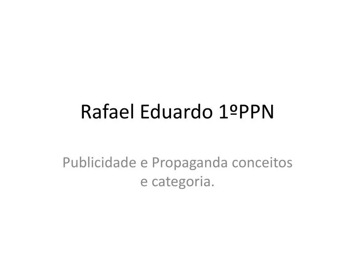 rafael eduardo 1 ppn