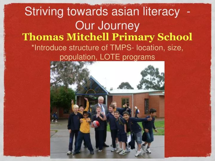 striving towards asian literacy our journey