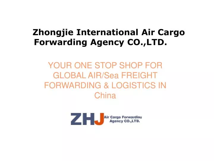 zhongjie international air cargo forwarding agency co ltd