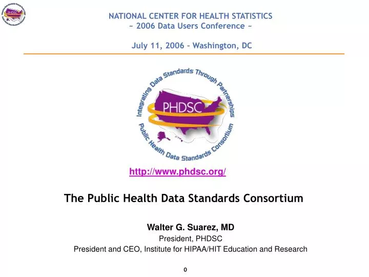 national center for health statistics 2006 data users conference july 11 2006 washington dc