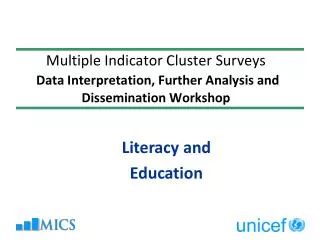 Literacy and Education