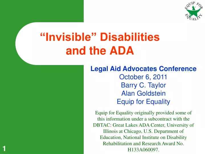 invisible disabilities and the ada