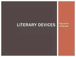 Literary devices
