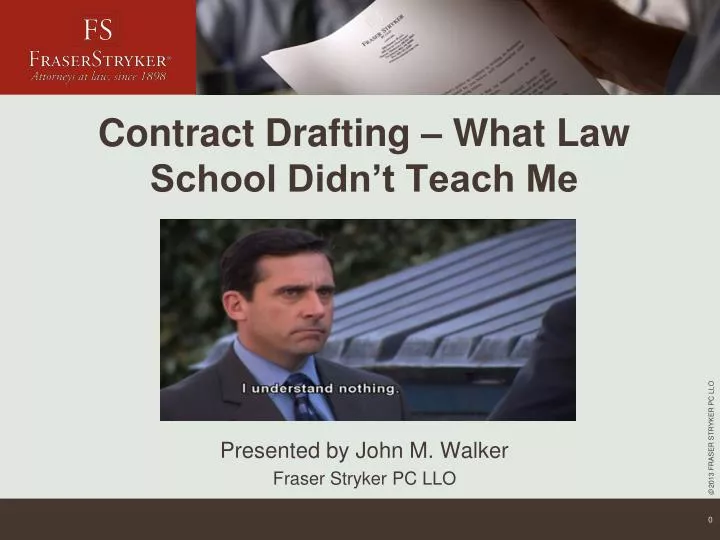 contract drafting what law school didn t teach me