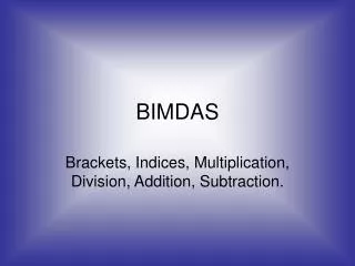 BIMDAS