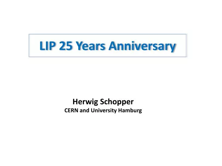 lip 25 y ears anniversary