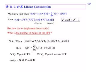 ? 11-C ?? Linear Convolution