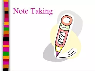 note taking