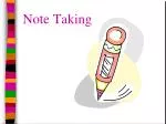 Mastering Note-Taking: Strategies for Academic Success - slide 1