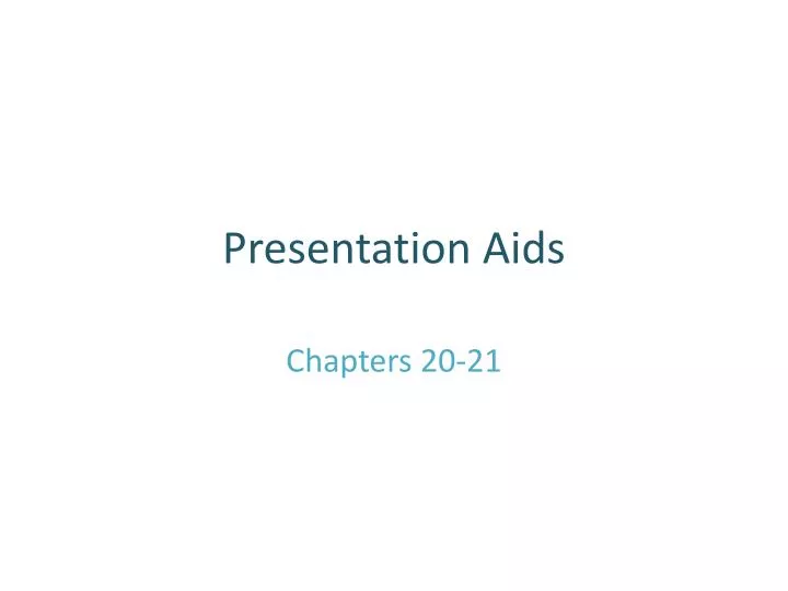 presentation aids