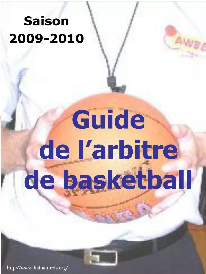 guide de l arbitre de basketball