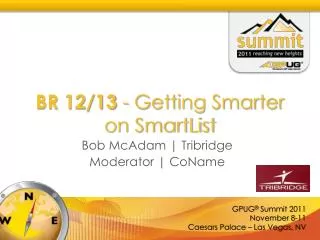 BR 12/13 - Getting Smarter on SmartList