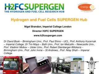 Hydrogen and Fuel Cells SUPERGEN Hub