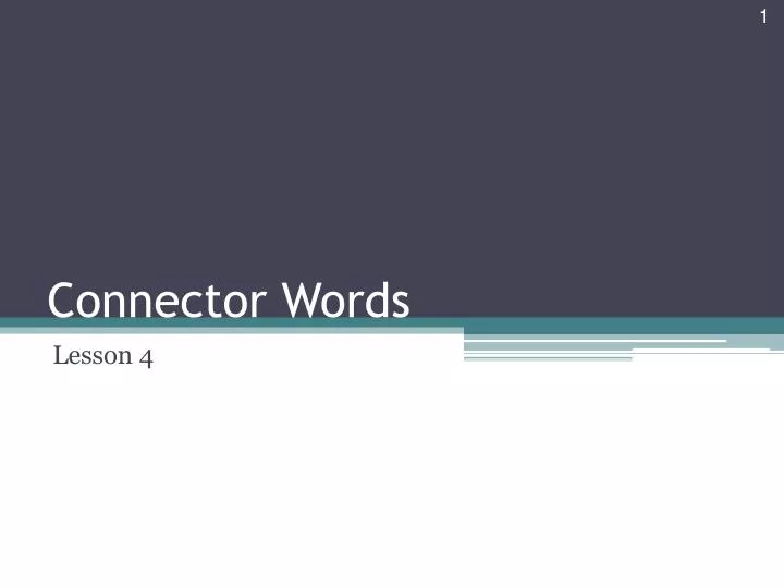 connector words