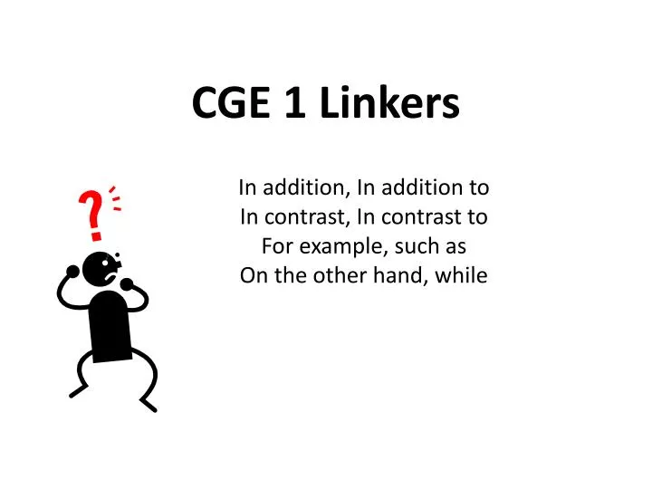 cge 1 linkers