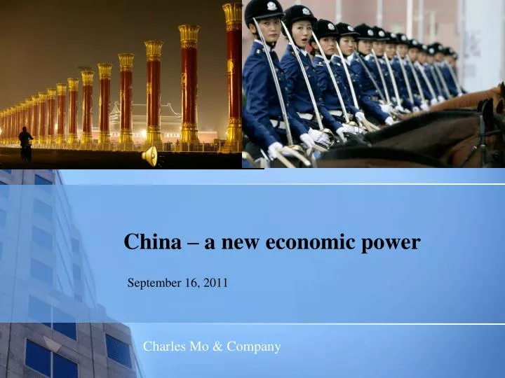 china a new economic power