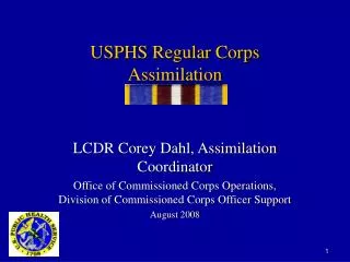 USPHS Regular Corps Assimilation