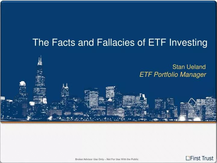 the facts and fallacies of etf investing