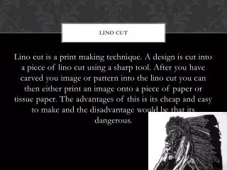 Lino cut